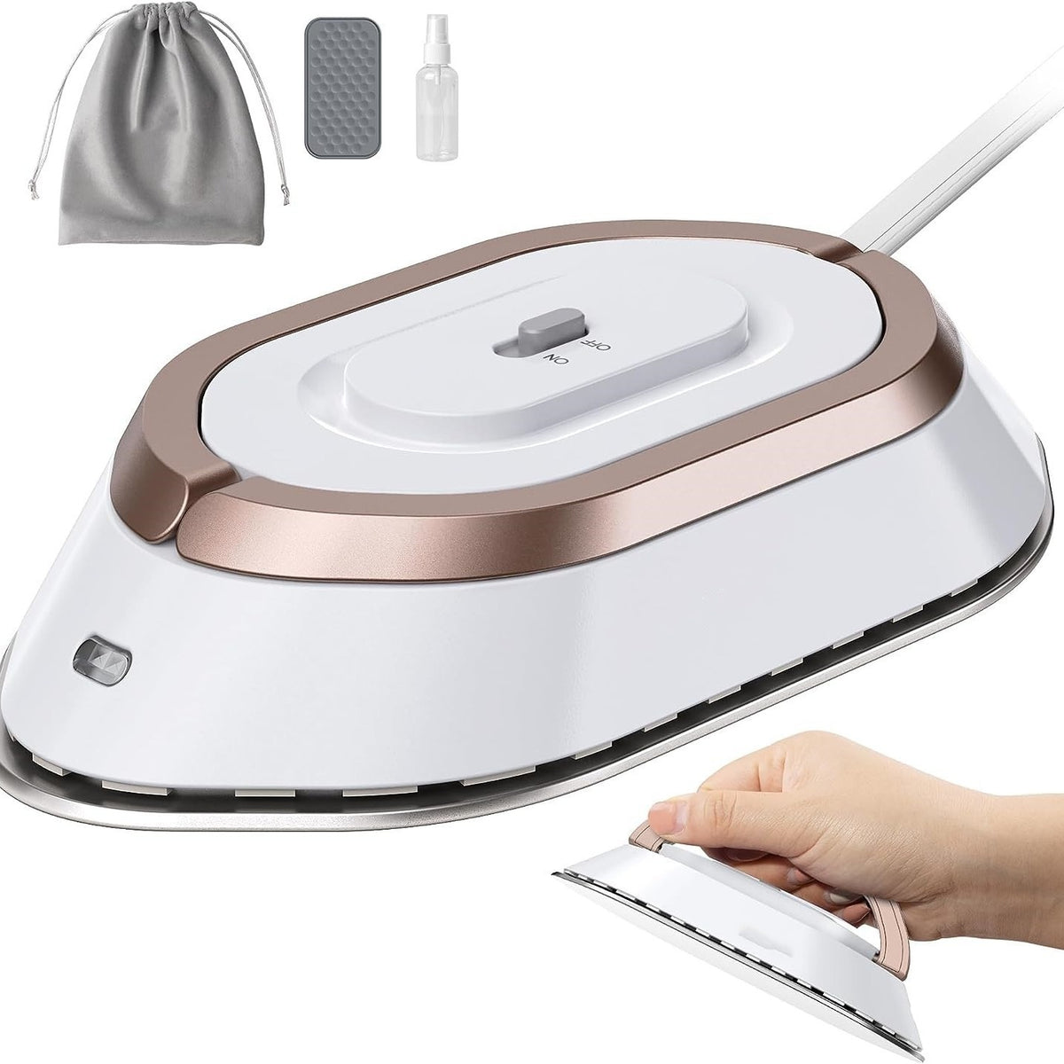 Mini Travel Iron (Dual Voltage 120/220V) — Dry Iron