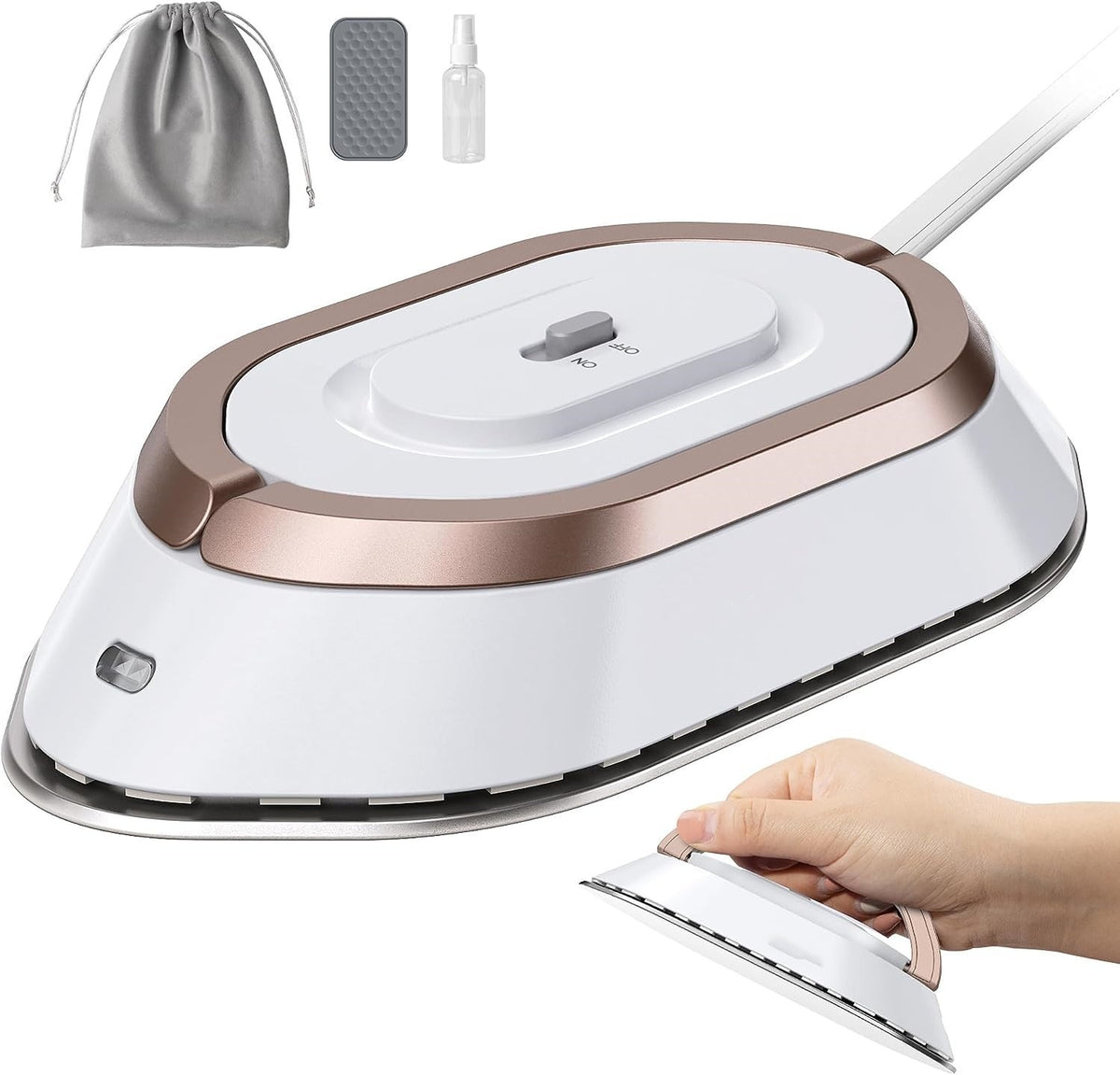 Mini Travel Iron (Dual Voltage 120/220V) — Dry Iron